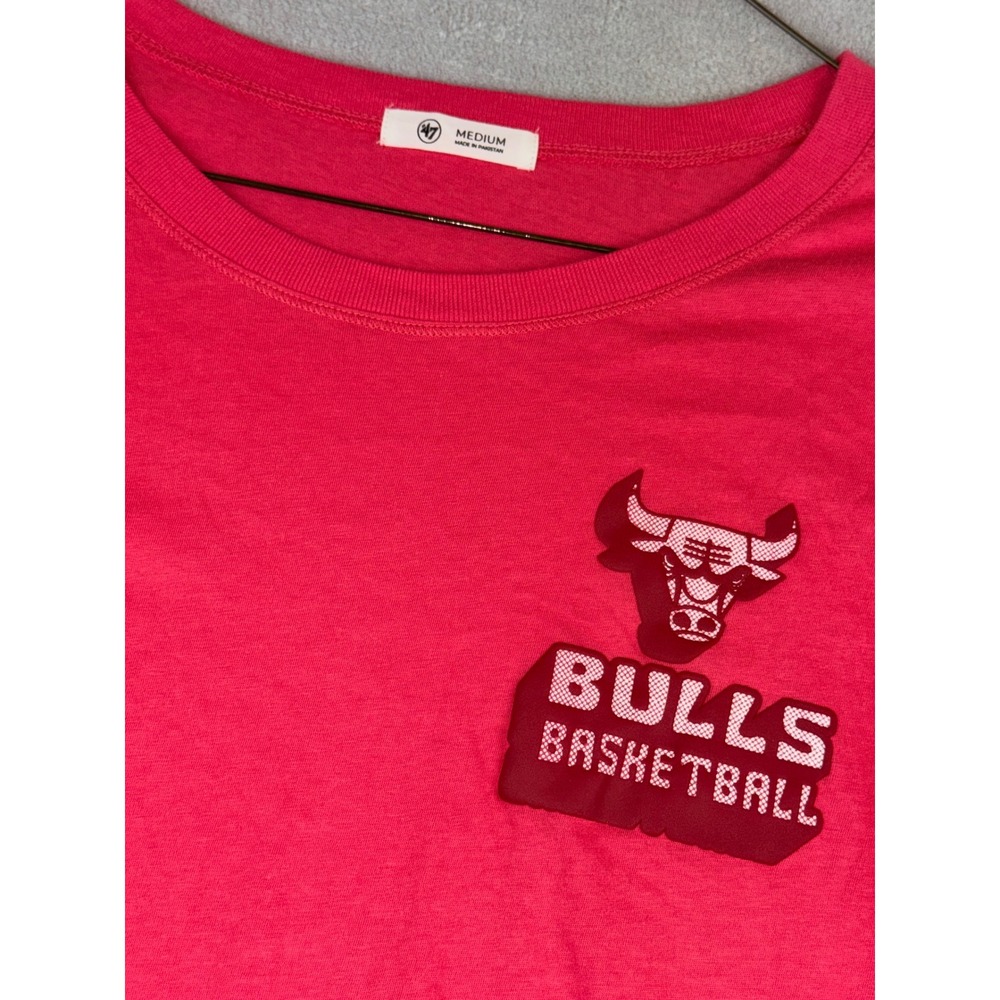 47 Women's Medium Chicago Bulls Basketball Long Sleeve T-Shirt NWT‎
